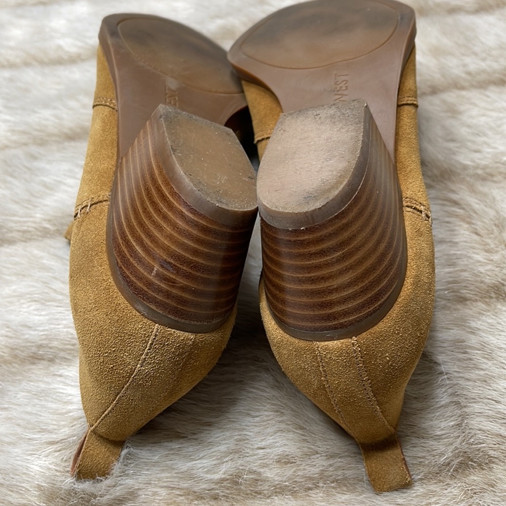 Nine West Booties Camel Color Size 8 - image 4